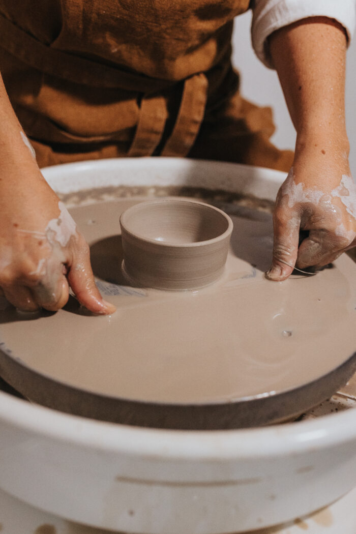 Töpferscheibe Töpferkurs Anfängerkurs Wien 1170 Schnupperkurs