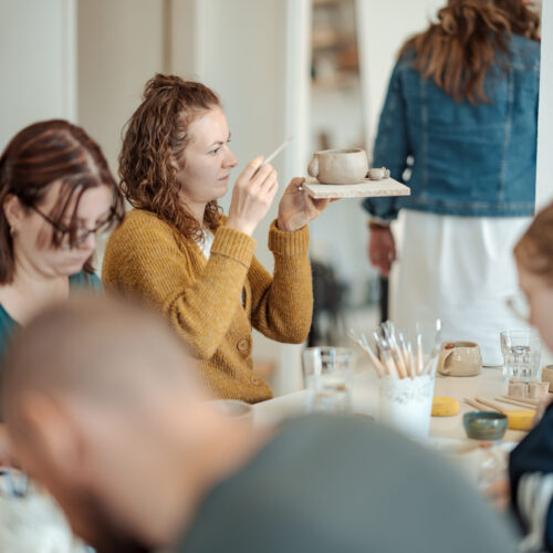 Töpferkurs Hobby Töpferstudio Wien Croissant Wochenende